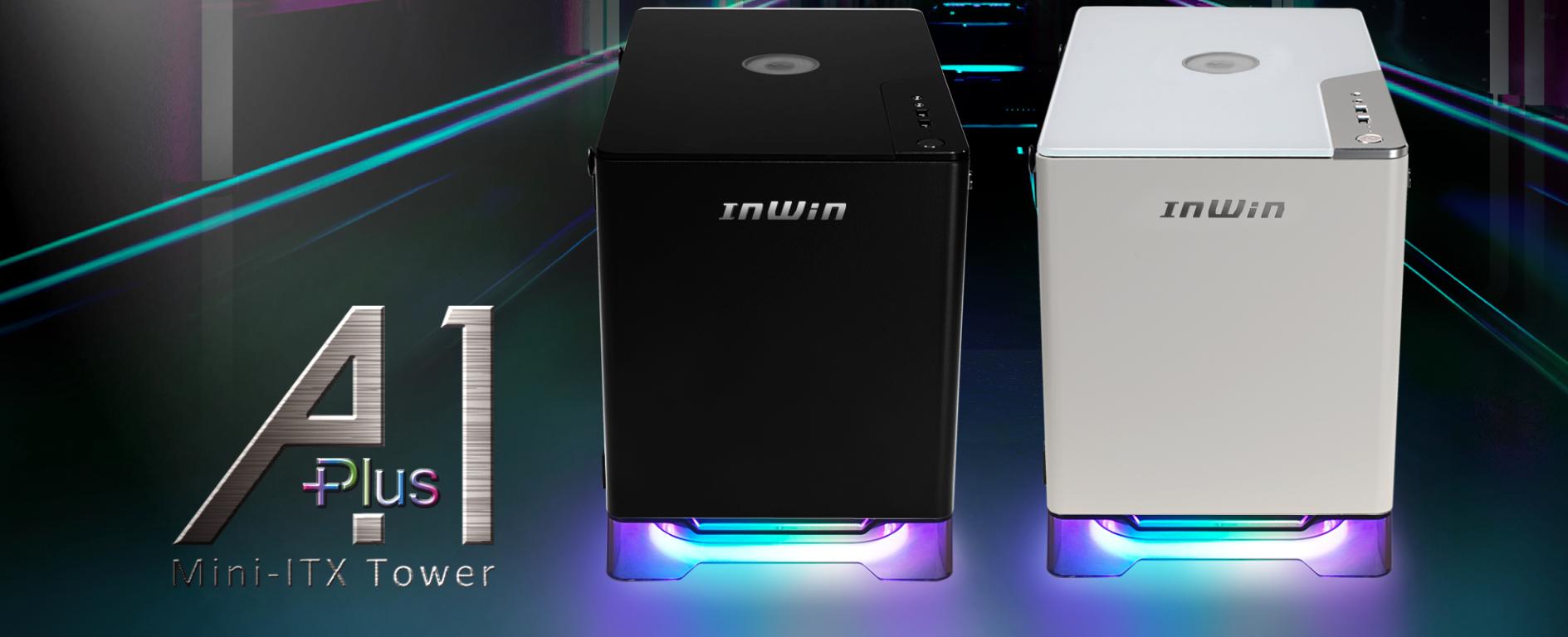 InWin A1 Plus Black QI Charger - Full Side Tempered Glass Mini ITX giới thiệu 2